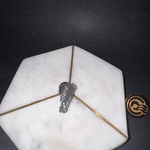 Silver and Gold Women's Brooch